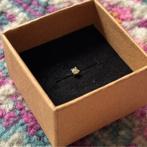 Buddha Jewelry Organics Mercury Mist Topaz 3mm Threadless End 14k Rose Gold